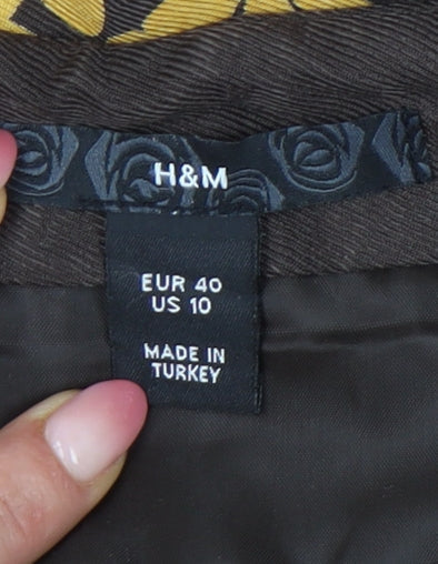 H&M Women's Brown Skirt Size 12