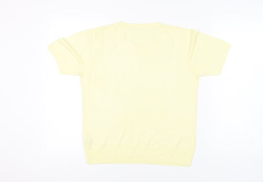 Womens UK Size 12 Marks and Spencer Yellow Pullover Jumper