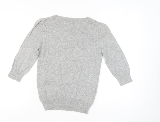 Womens UK Size 12 Dorothy Perkins Grey Pullover Jumper