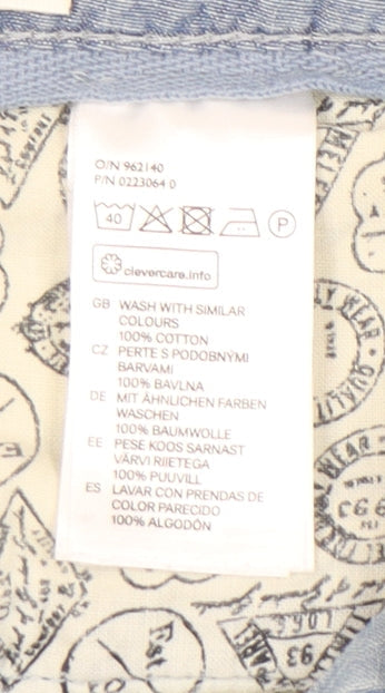 H&M Women's Blue Chino Shorts Size 6