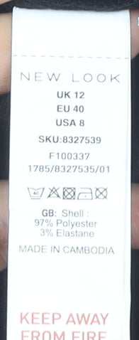 New Look Women's Black Pencil Skirt