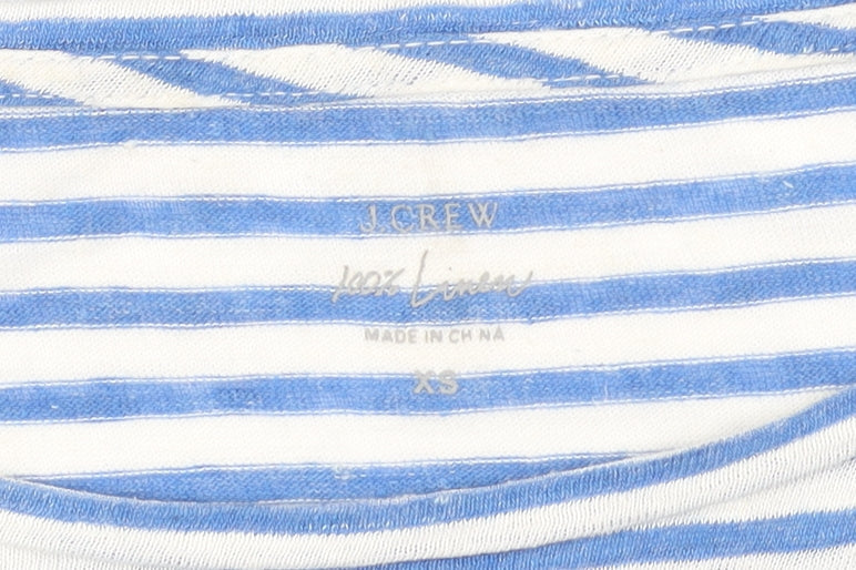 Womens UK Size XS J.CREW Multicoloured Basic T-Shirt