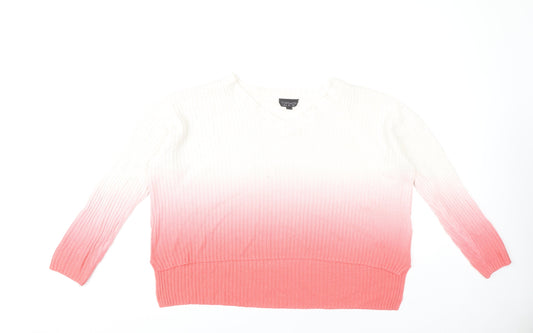 Womens UK Size 10 Topshop Multicoloured Pullover Jumper