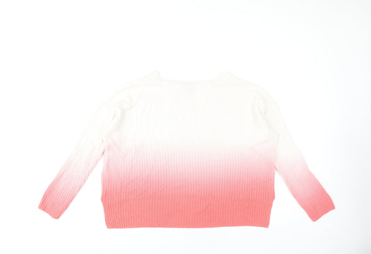 Womens UK Size 10 Topshop Multicoloured Pullover Jumper