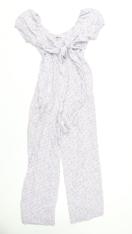 Additional front view of Hollister Women's Floral Jumpsuit, S, Casual Summer