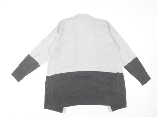 Womens UK Size M M&Co Grey Cardigan Jumper