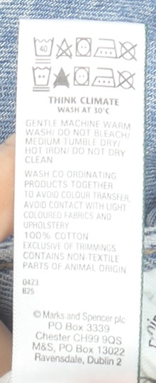 Marks and Spencer Men's Blue Denim Shorts