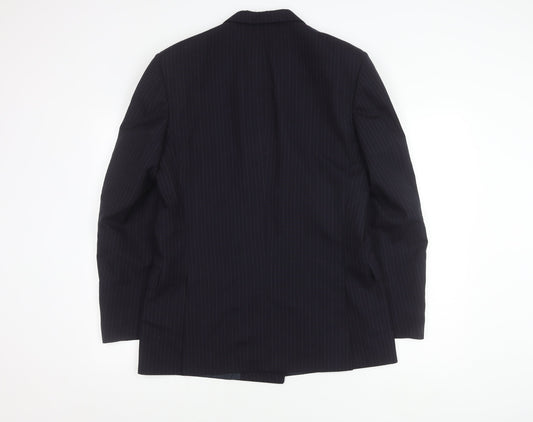 Mens UK Size 48 Jaeger Regular Black Suit Jacket