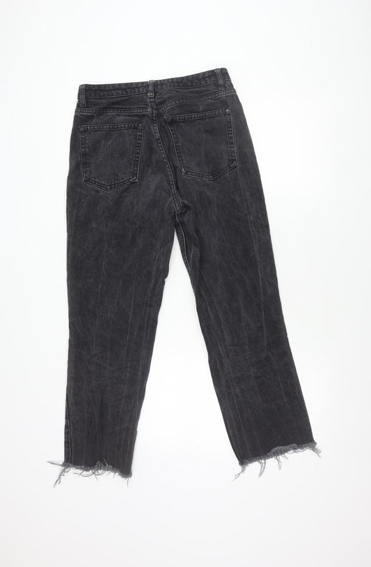 Topshop Women's Black Straight Jeans Size 12