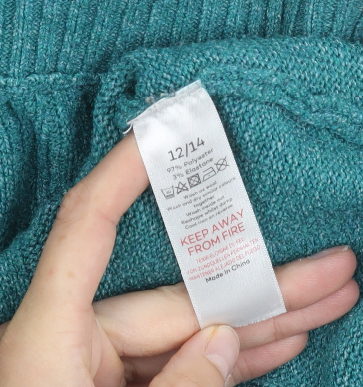Womens UK Size 12 Bonmarché Blue Pullover Jumper
