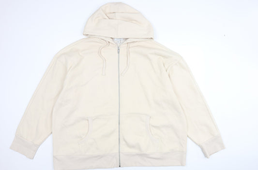 Womens UK Size L Topshop Beige Basic Jacket