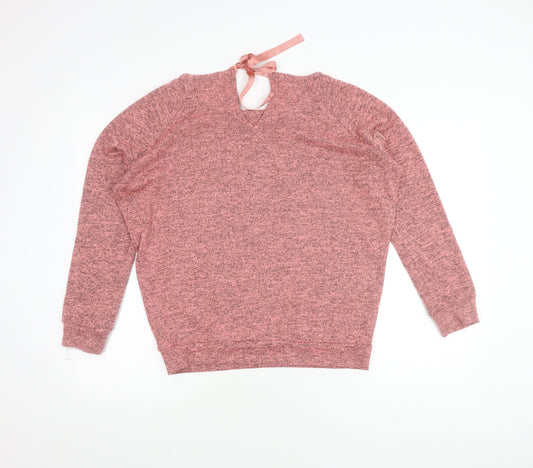 Womens UK Size 8 River Island Pink Pullover Jumper