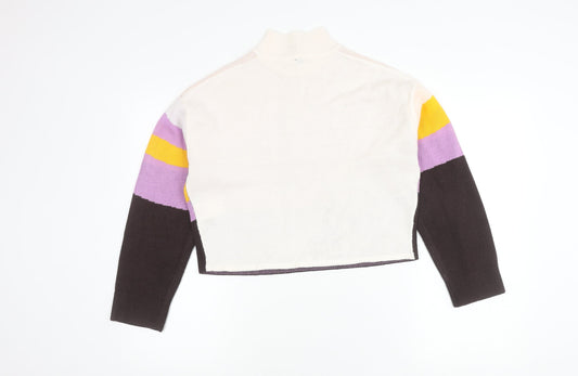 Womens UK Size XS H&M Multicoloured Pullover Jumper