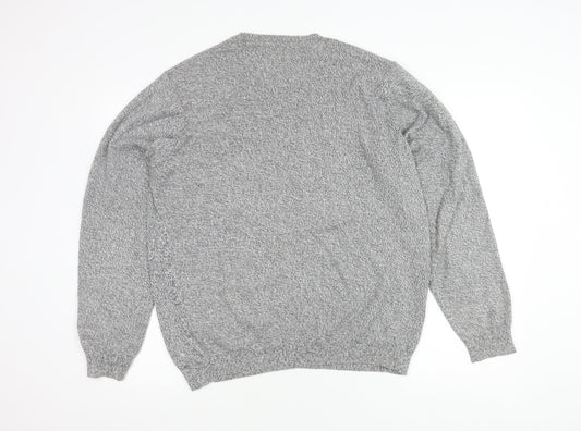 Marks and Spencer Men's Grey Pullover Jumper L