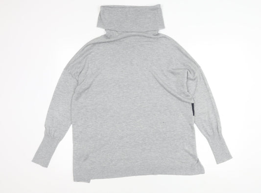 Womens UK Size S Oasis Grey Pullover Jumper