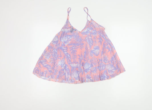 Womens UK Size 8 New Look Pink Camisole Tank