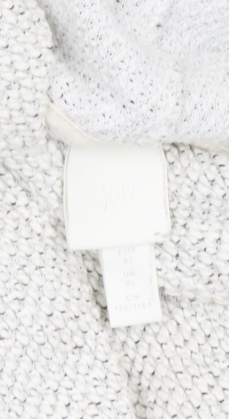 Womens UK Size XL H&M White Pullover Jumper