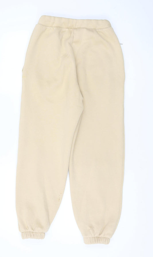 Womens UK Size 6 ASOS Regular Fit Jogger Beige Trousers