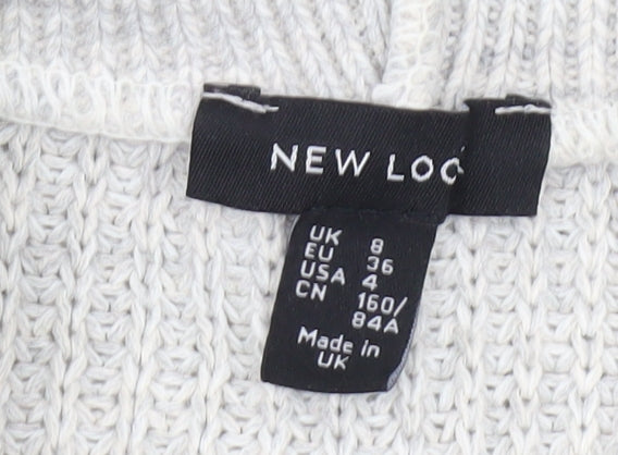 Womens UK Size 8 New Look Ivory Pullover Jumper