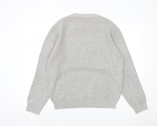 Marks and Spencer Men's Grey Pullover Jumper L