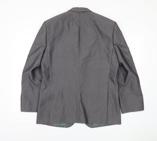 Mens UK Size 40 Greenwoods Regular Grey Suit Jacket