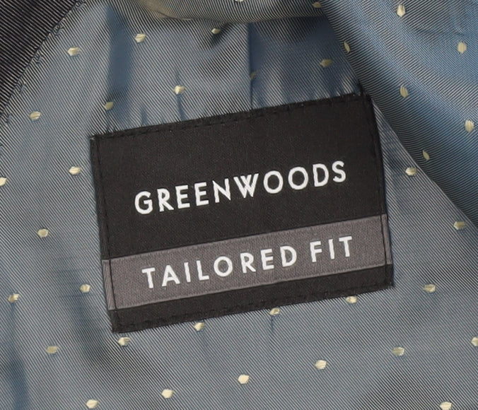 Mens UK Size 40 Greenwoods Regular Grey Suit Jacket