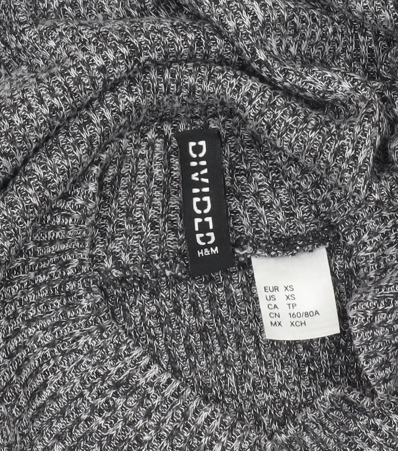 Womens UK Size XS H&M Grey Pullover Jumper
