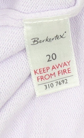 Womens UK Size 20 Berkertex Purple Shrug Jumper