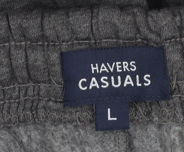 Havers Casuals Men's Grey Jogger Size L