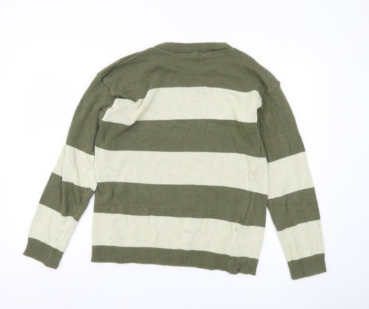 Womens UK Size M Nasty Gal Green Pullover Jumper