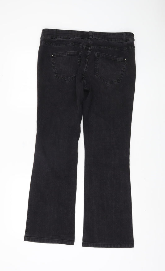 George Women's Black Bootcut Jeans Size 14