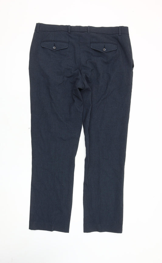Swear & Mason Men's Blue Dress Pants 36R