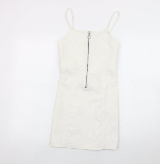New Look Denim White Girls Pencil Dress 11 Years