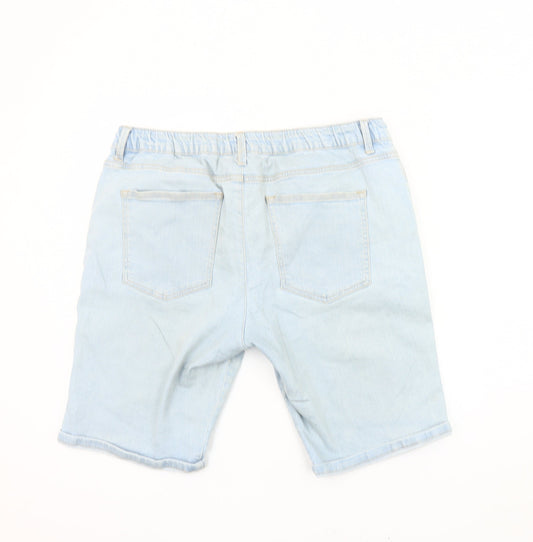 denim co. Men's Blue Slim Cargo Shorts L