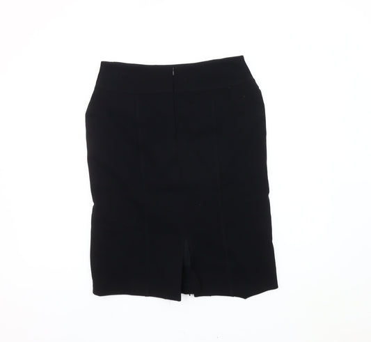 Marie Méro Women's Black Pencil Skirt, Size 14