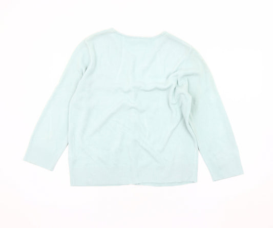 George Women's Green Cardigan UK 16 Round Neck