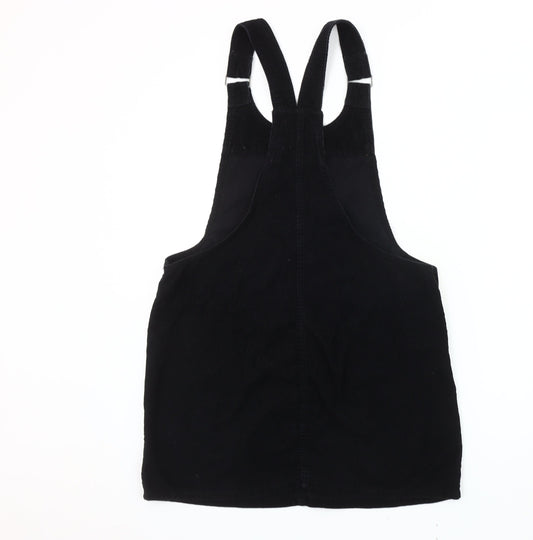 Denim Co. Women's Black Pinafore Dress Size 14