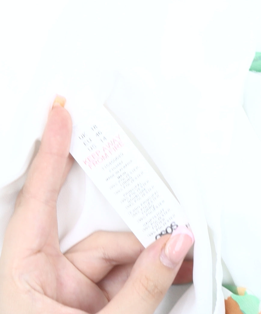 ASOS Women's Floral Midi Skirt Multicoloured Size 18