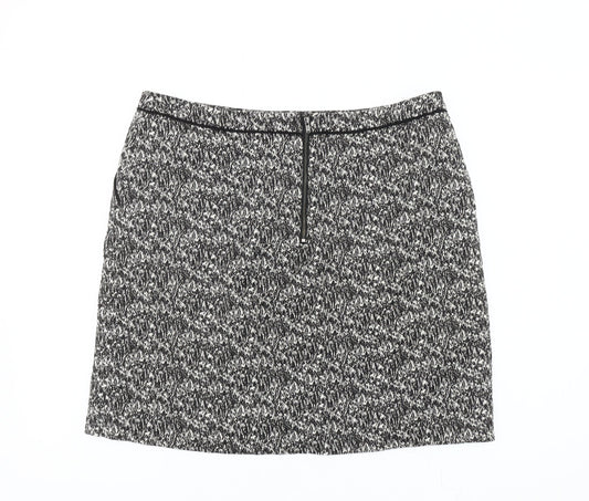 Womens UK Size 14 Wallis Straight & Pencil Tweed Skirt