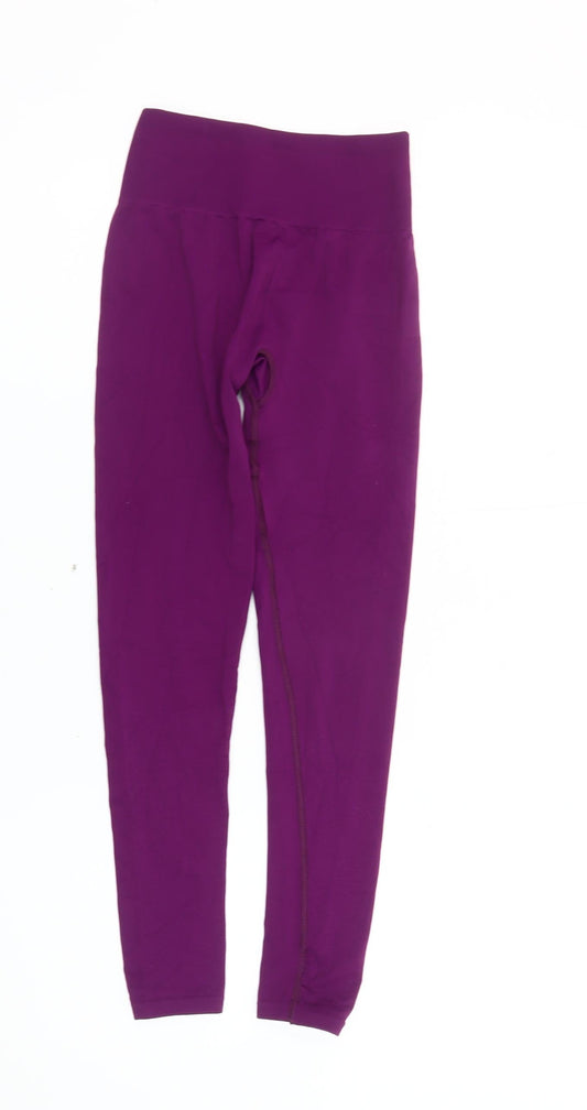Gymshark Women's Purple Leggings XS for Gym & Training