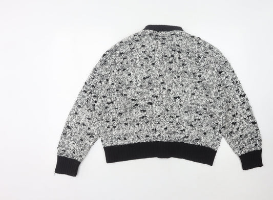 Littlewoods Women's Cardigan, Black, Size 16, Chunky Knit