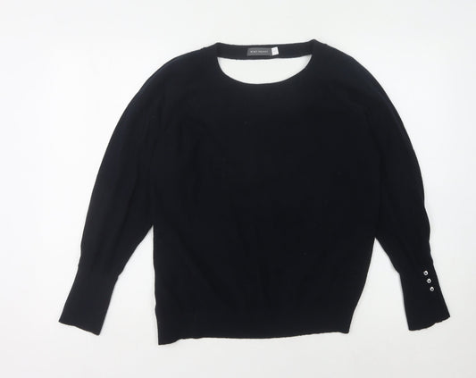 Womens UK Size M Mint Velvet Black Pullover Jumper