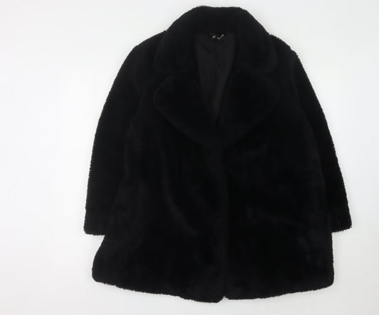 Womens UK Size L Divided Black Basic Jacket