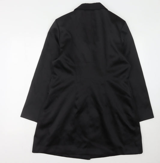 H&M Women's Black Long Blazer Size 14