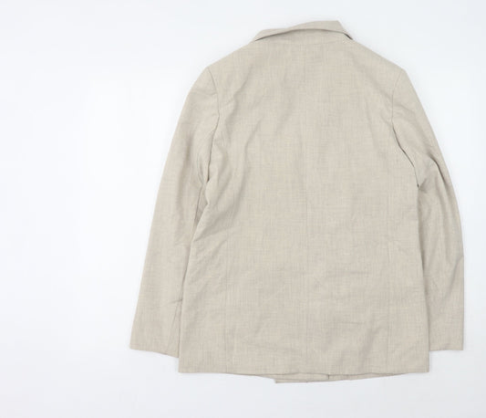 New Look Women's Beige Blazer, Size 10, Regular Fit