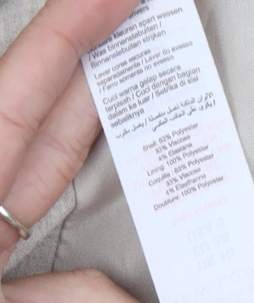 New Look Women's Beige Blazer, Size 10, Regular Fit