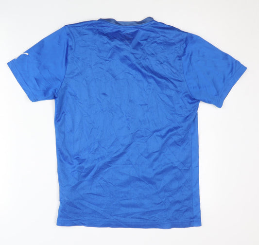 Puma Men's Blue Jersey T-Shirt Size S - Gym & Training