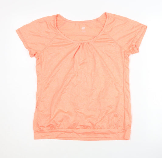 Womens UK Size 12 H&M Orange T-Shirt