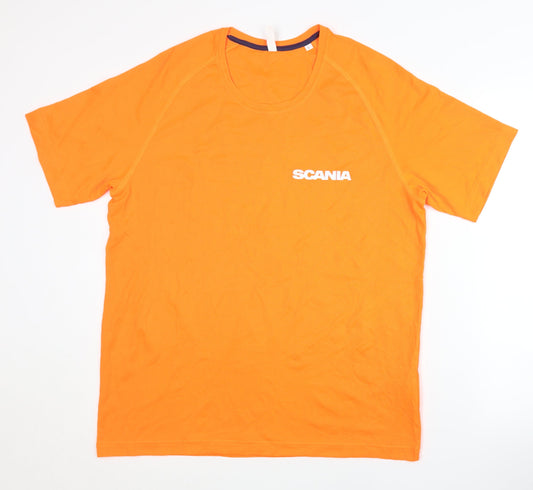 Mens UK Size L Proact Orange T-Shirt
