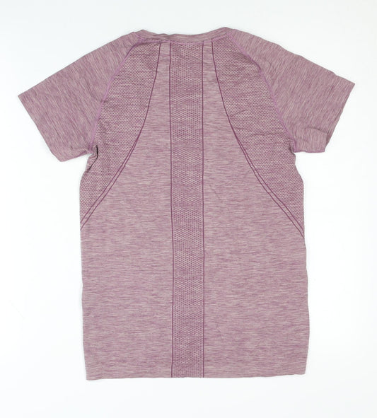H&M Women's Purple Athletic T-Shirt, M, Sporty Performance